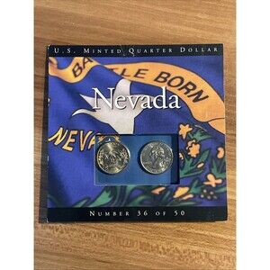 State Quarters - Coins of America U.S. Minted Quarter Dollar - #36 Nevada